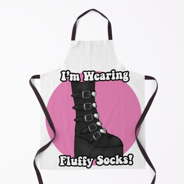 Item preview, I'm wearing fluffy socks! designed and sold by zombiteki.
