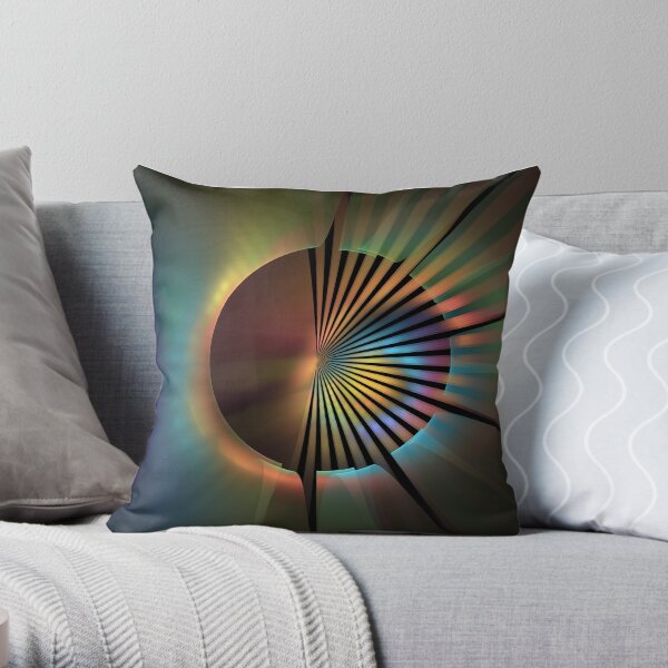 Out of the Corner of My Eye Throw Pillow