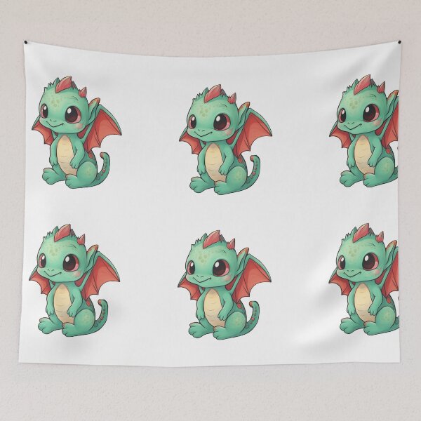 Item preview, Cute Baby Dragon designed and sold by CuteAnimalPrint.