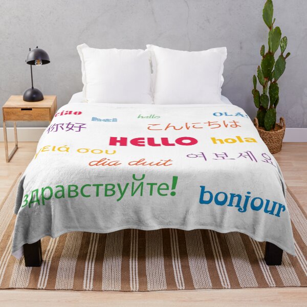Item preview, Hello in Many Languages designed and sold by ValeriesGallery.
