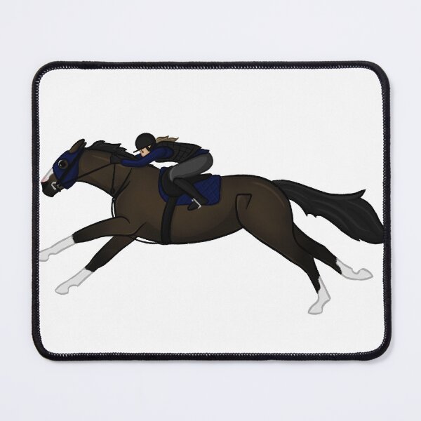 Item preview, Bay race horse designed and sold by Art By Drina.