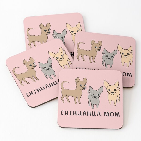 Artikelvorschau, Chihuahua-Mutter - rosa entworfen und verkauft von LittleBettyMakes.