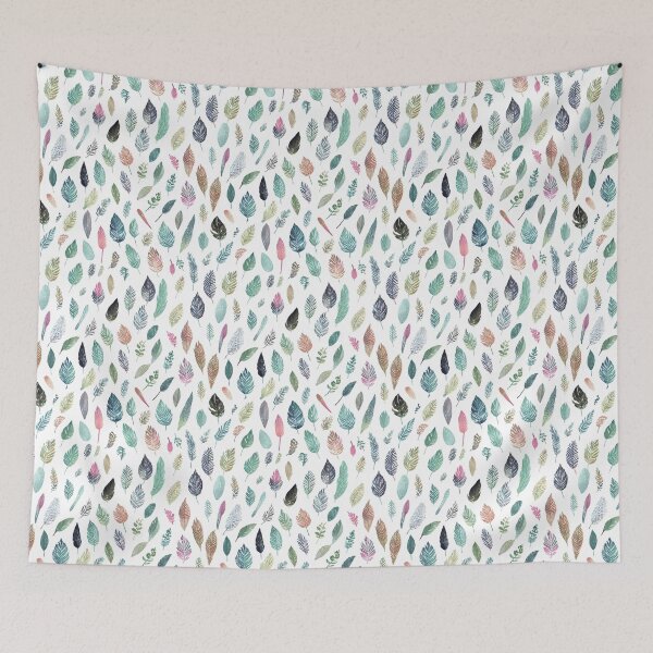 Item preview, Tropical jungle colorful green leaves designed and sold by paternstories.