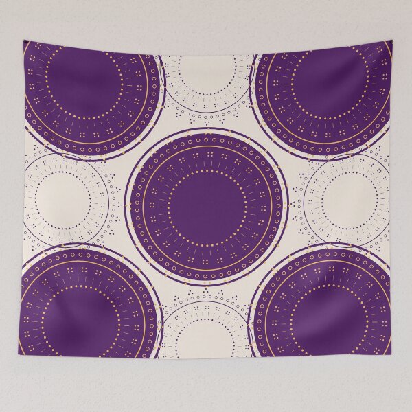 Item preview, Abstract Purple Mandala Design designed and sold by India2022.
