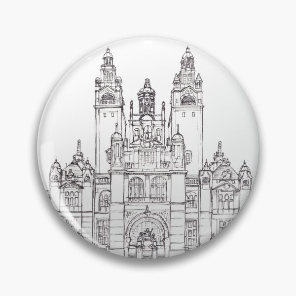 Artikelvorschau, Kelvingrove Art Gallery – Zeichnung entworfen und verkauft von Tom Napper Design.