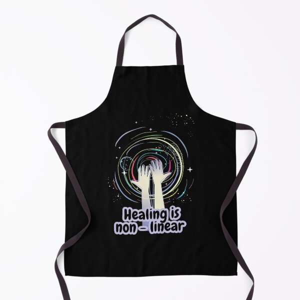 Item preview, Healing is non linear psychedelic mental health awareness design designed and sold by mehak Khan.