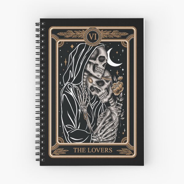 Item preview, The Lovers Tarot Tattoo art designed and sold by SevenRelics.