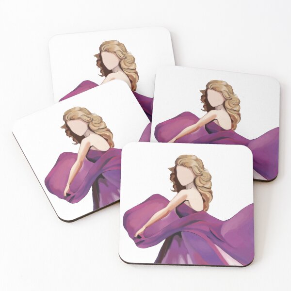 Taylor Swift Sticker Coasters (Set of 4) for Sale by abbierumble