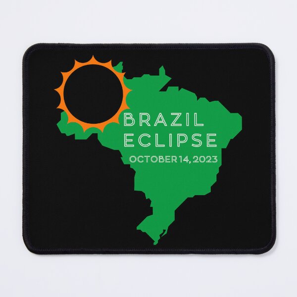 Item preview, Annular solar eclipse October 14, 2023 in Brazil designed and sold by Cosmos-as-Art.