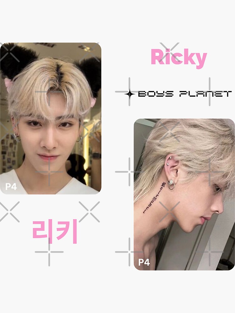 Boys Planet Ricky PC Sticker Set (kpop) | Sticker