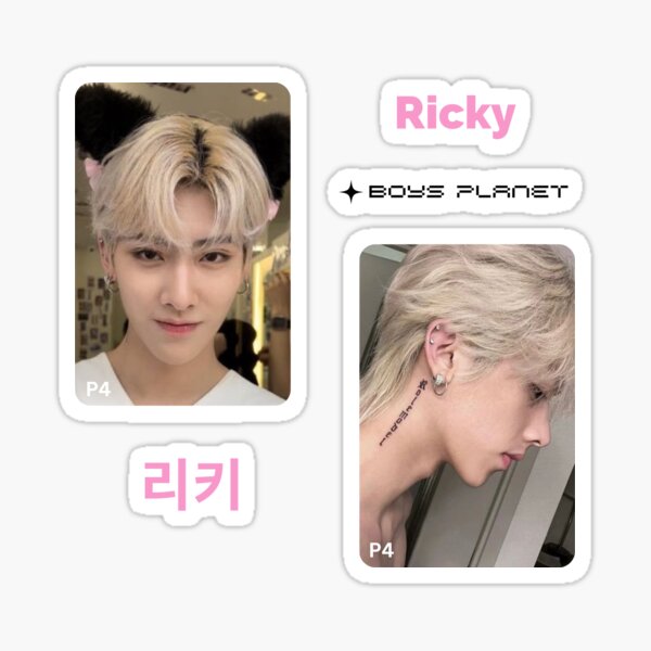 Boys Planet Ricky PC Sticker Set (kpop)