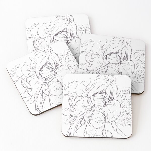 Item preview, Kaeya Alberich Genshin Impact sketch designed and sold by Erinni.
