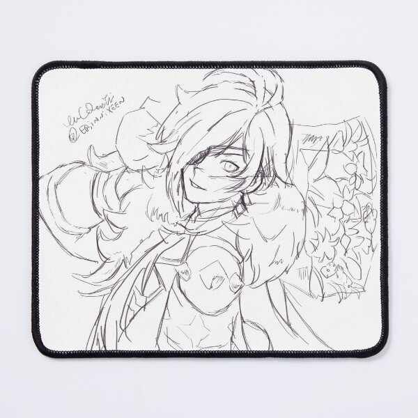 Item preview, Kaeya Alberich Genshin Impact sketch designed and sold by Erinni.