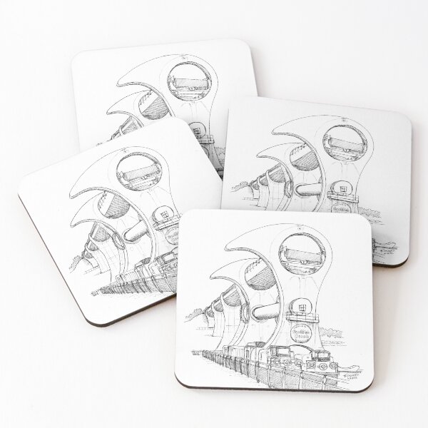 Item preview, Falkirk Wheel Drawing designed and sold by Tom Napper Design.