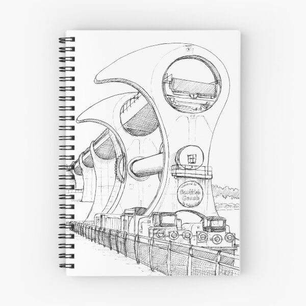 Item preview, Falkirk Wheel Drawing designed and sold by Tom Napper Design.