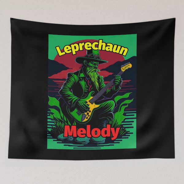 Item preview, Leprechaun Melody Guitar Moonlight Horizon designed and sold by IrishPOD.