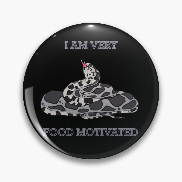 Item preview, Anery Corn Snake "I am very food motivated" designed and sold by CryptidInABox.