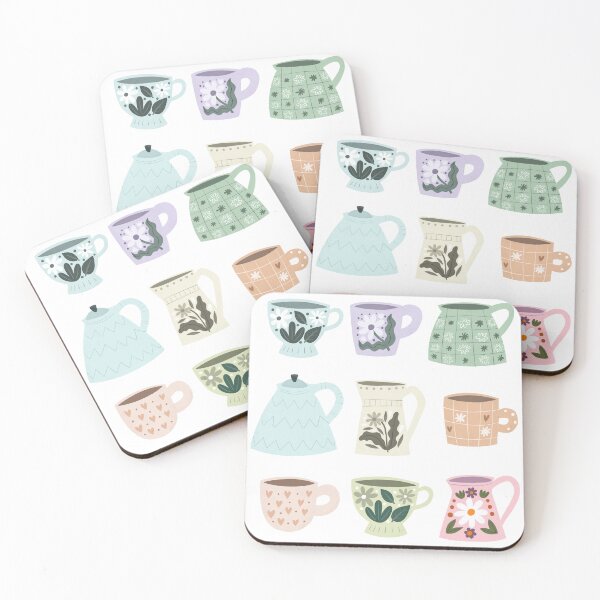 Item preview, Set Of Cup And Teapot designed and sold by Annpattern.
