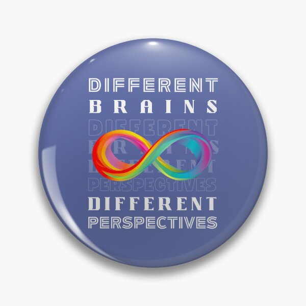 Item preview, Different Brains Different Perspectives | Neurodiversity designed and sold by ArtfulDelights.