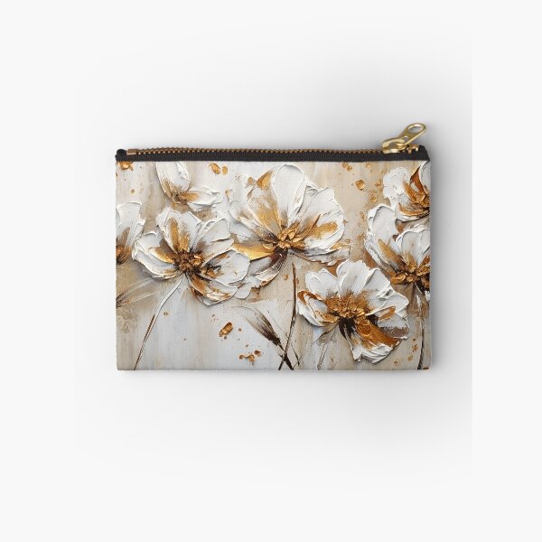 Item preview, 3D flowers - creamy and textured painting  designed and sold by Red Witch Art.