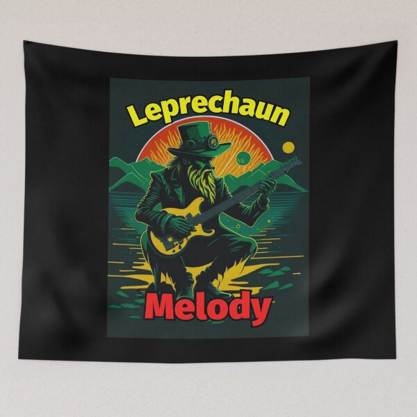 Item preview, Leprechaun Melody Guitar Moonlight Water designed and sold by IrishPOD.