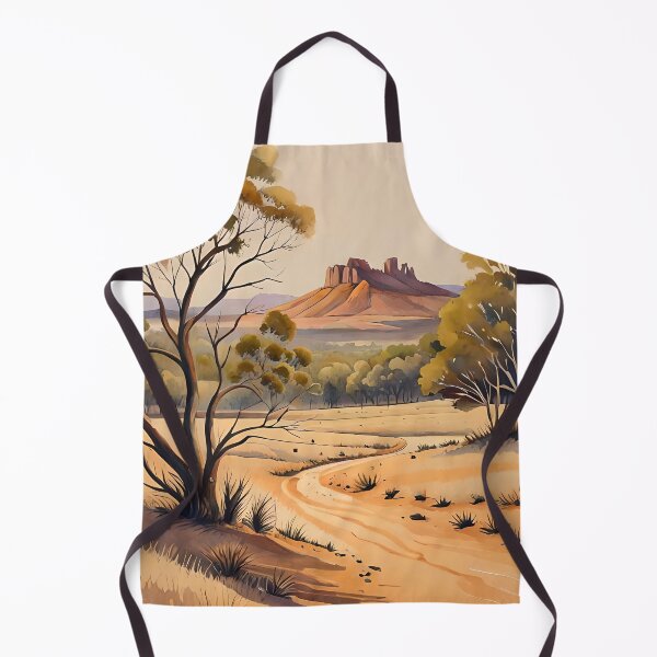 Artikelvorschau, Australisches Wüstenölgemälde des Hinterlandes entworfen und verkauft von RK - Shop.