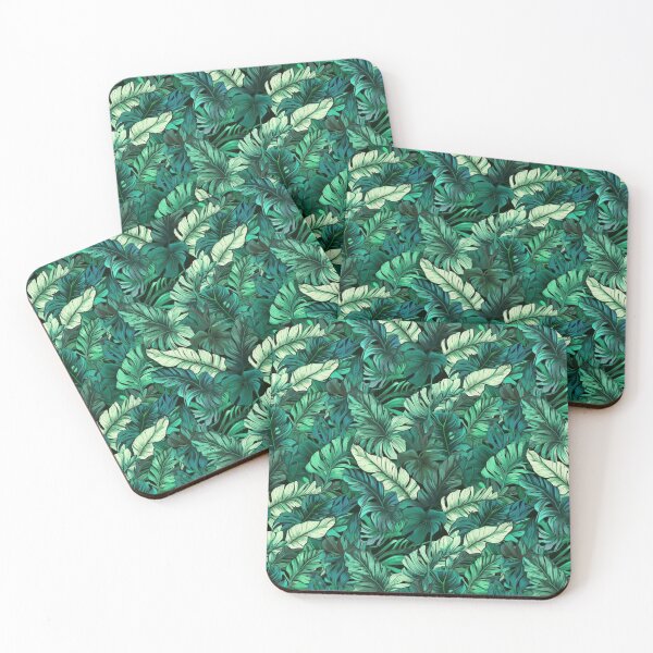 Item preview, Green Tropical Leaves  designed and sold by TarasTees.
