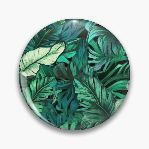 Item preview, Green Tropical Leaves  designed and sold by TarasTees.