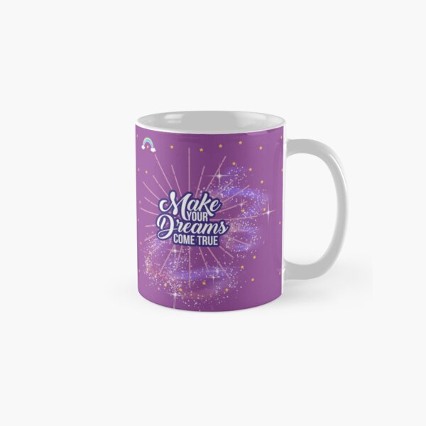 White Mugs  Dreams Come True – giladshop