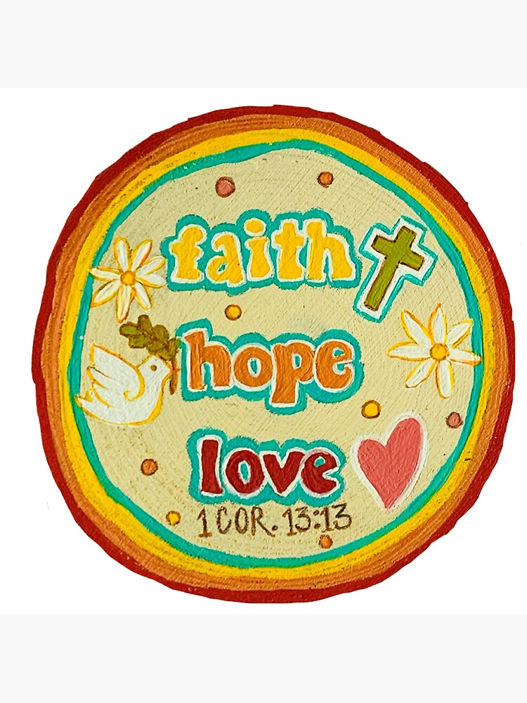 Faith Hope Love Sticker