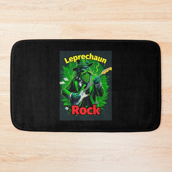 Item preview, Leprechaun Rock Guitar Green Beard designed and sold by IrishPOD.