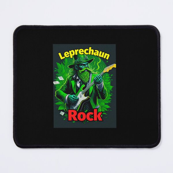 Item preview, Leprechaun Rock Guitar Green Beard designed and sold by IrishPOD.