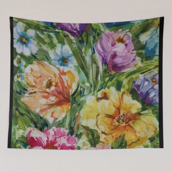 Item preview, Batik Bouquet Watercolor Technique #1 designed and sold by Leslie Rogers Todder.