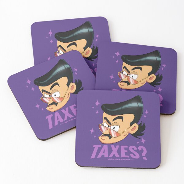 Item preview, Taxes? - Funny cartoon quote designed and sold by BlurCity.