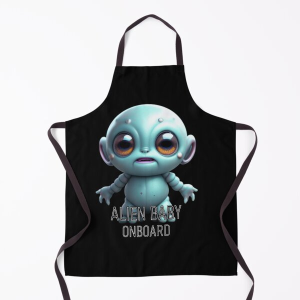 Item preview, Cute Alien Baby Onboard designed and sold by Dioscuri Digital.