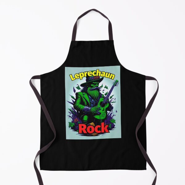 Item preview, Leprechaun Rock Guitar Green Outdoors designed and sold by IrishPOD.