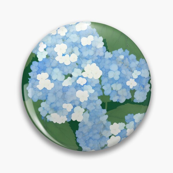 Item preview, Blue Hydrangea Watercolor Pattern designed and sold by PixelPantry.