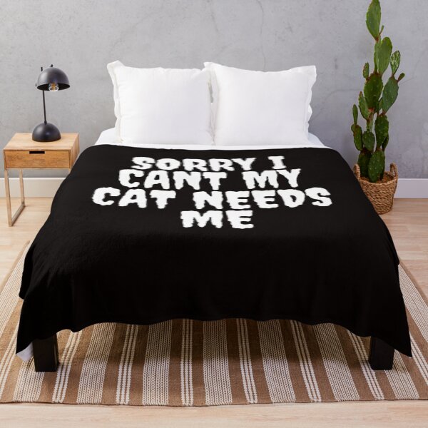 Item preview, Sorry I can't my cat needs me designed and sold by MostafaMokhtar.