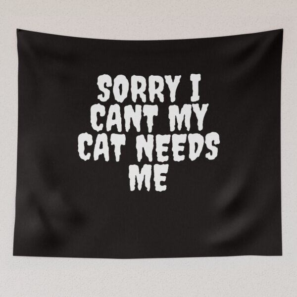 Item preview, Sorry I can't my cat needs me designed and sold by MostafaMokhtar.