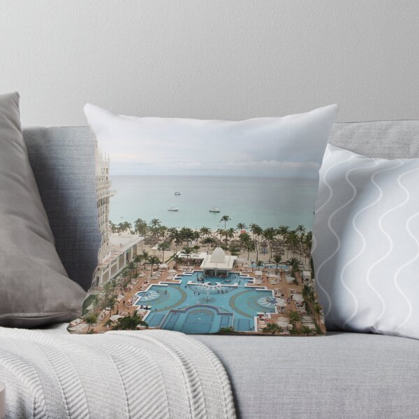 Aruba, resort, spa, health resort, 2017, 05 Throw Pillow