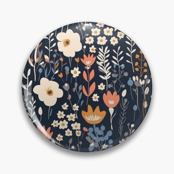 Item preview, Scandinavian floral design folk art, floral pattern designed and sold by ZolwPodroznik.