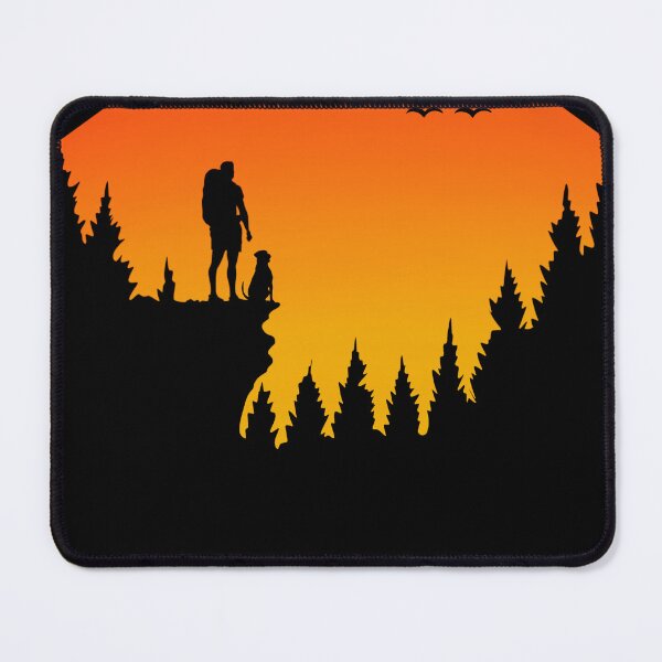 Item preview, Hiking with man’s best friend sunset dog adventure designed and sold by SoulTrekking.