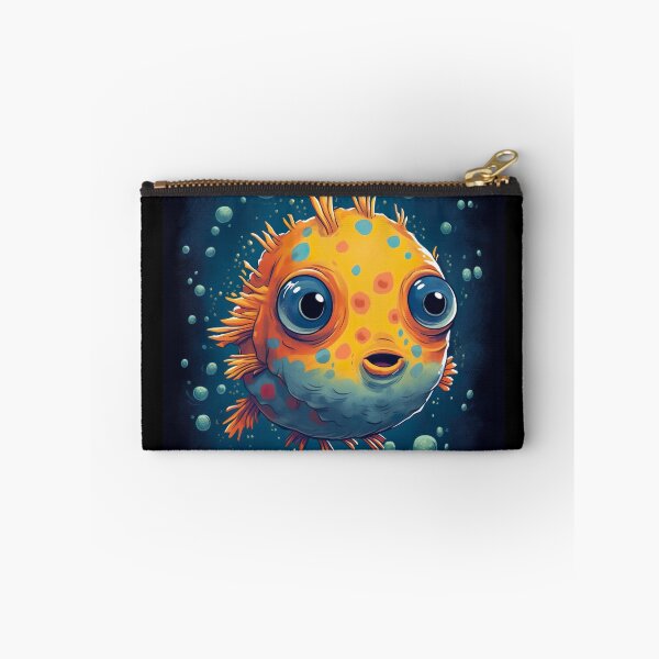 Item preview, Colorful Baby Boxfish Cartoon with Bubbles designed and sold by Anthony Ross.