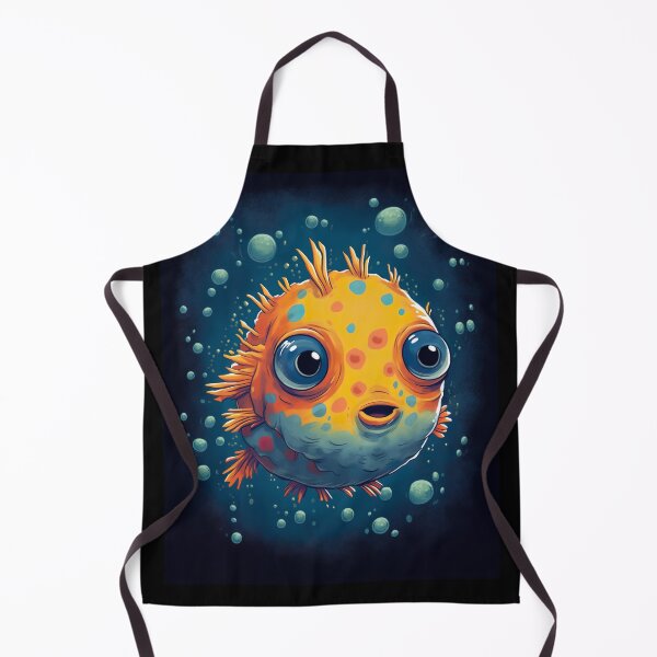 Item preview, Colorful Baby Boxfish Cartoon with Bubbles designed and sold by Anthony Ross.
