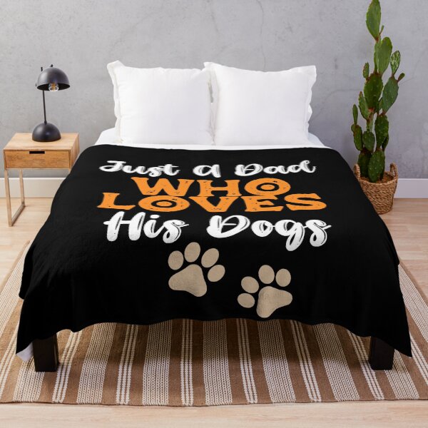 Item preview, Just A Dad Who Loves His Dogs designed and sold by HappyTrippy.