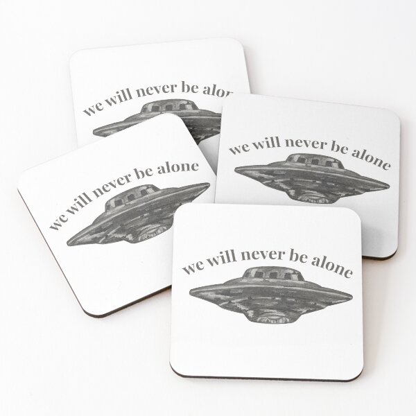 Item preview, UFO / we will never be alone again / illustration designed and sold by carloscavalero.
