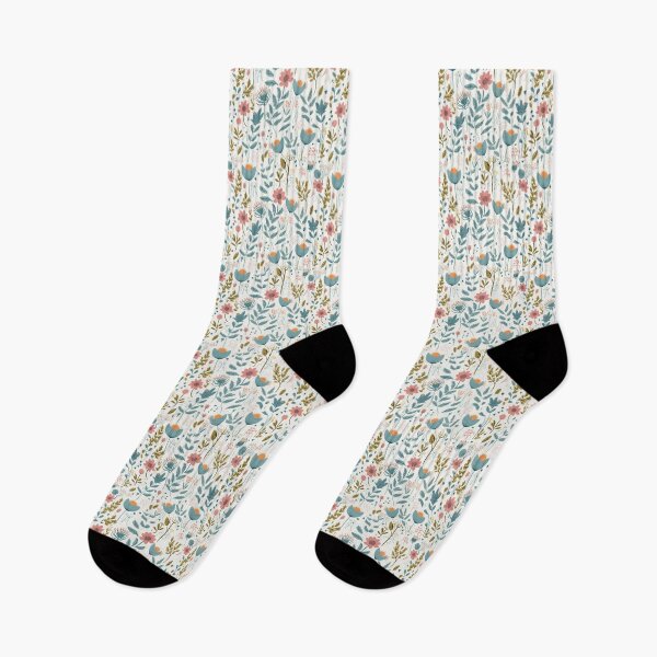 Item preview, Scandinavian floral folk design - big flowers  designed and sold by ZolwPodroznik.