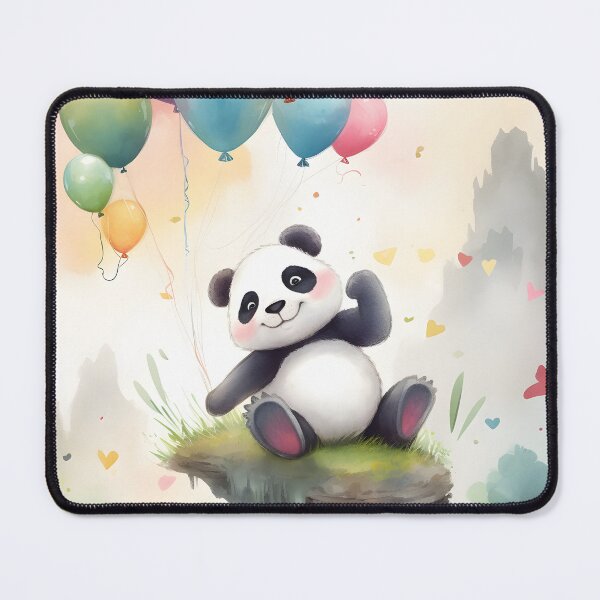 Item preview, Lovable Cute Panda In Watercolors for Relaxing Times designed and sold by NorthGraph.