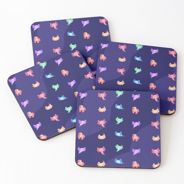 Item preview, Rainbow Axolotls Pattern designed and sold by frosting-kitty.