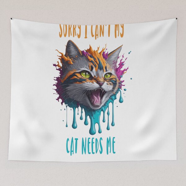 Item preview, Sorry I Can't My Cat Needs Me designed and sold by jkrphoto.